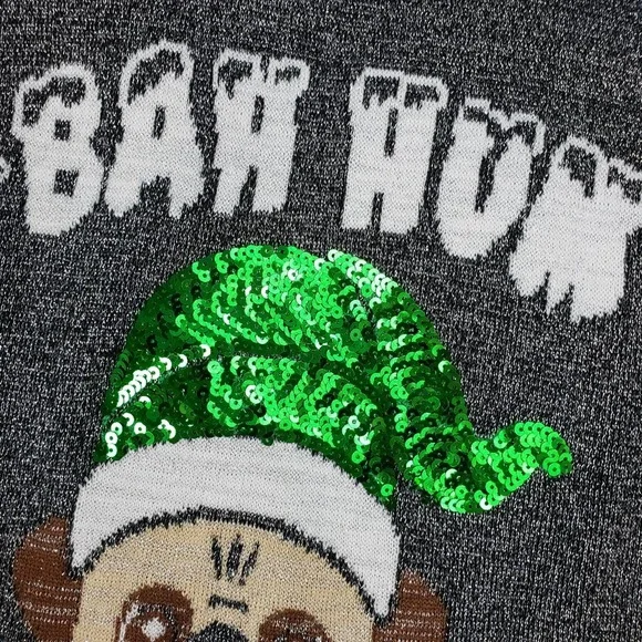 Pug holiday christmas sweater one size - Picture 4 of 11